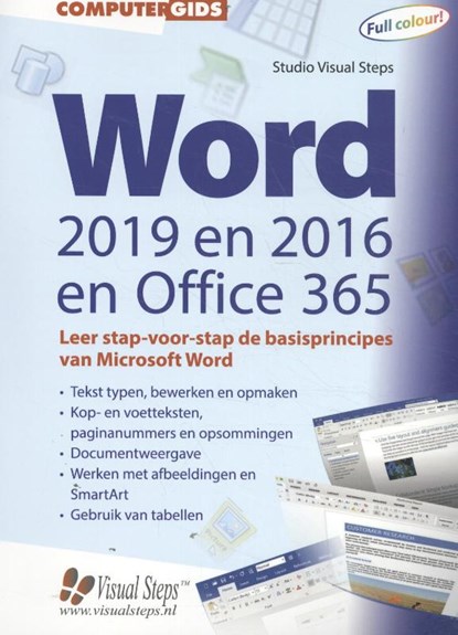 Computergids Word 2019, 2016 en Office 365, Studio Visual Steps - Paperback - 9789059055957