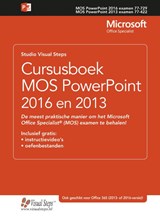 Cursusboek MOS PowerPoint 2016 en 2013 - Studio Visual Steps - 9789059056121