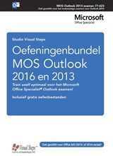 Oefeningenbundel MOS Outlook 2016 en 2013 - Studio Visual Steps - 9789059056527