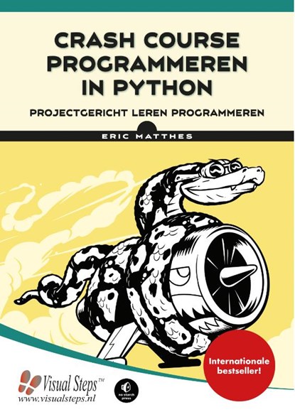 Crash course programmeren in Python, Eric Matthes - Paperback - 9789059056749