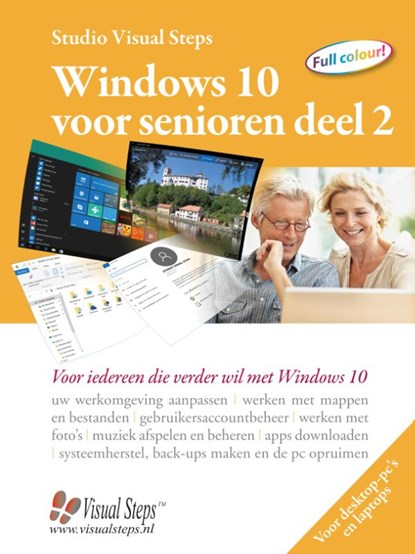 Windows 10 voor senioren 2, Studio Visual Steps - Gebonden - 9789059057128