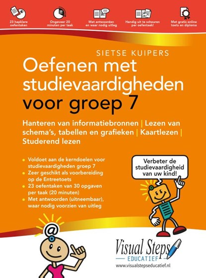 Oefenen met studievaardigheden voor groep 7, Sietse Kuipers - Paperback - 9789059057142