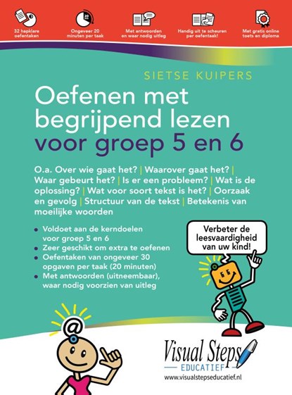 Oefenen met begrijpend en studerend lezen voor groep 5 en 6, Sietse Kuipers - Paperback - 9789059057944