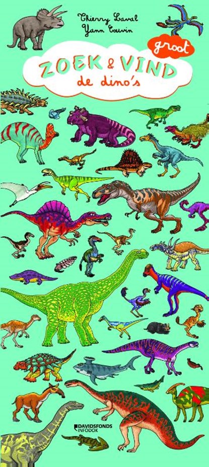 Zoek en vind de dino's, Thierry Laval ; Yann Couvin - Gebonden - 9789059085374