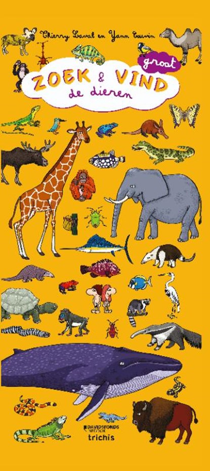 Zoek en vind de dieren, Thierry Laval ; Yann Couvin - Gebonden - 9789059088054