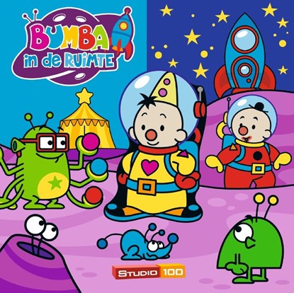 Kartonboek met lintje: Bumba in de ruimte, Gert Verhulst ; Hans Bourlon ; Studio 100 - Gebonden - 9789059167896