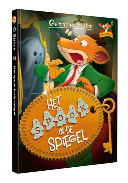 Het spook in de spiegel, Geronimo Stilton - Gebonden - 9789059248601