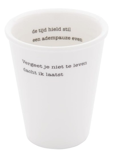 Beker 'Vergeet je niet' Kees Hermis 5082, Kees Hermis - Overig - 9789059305731