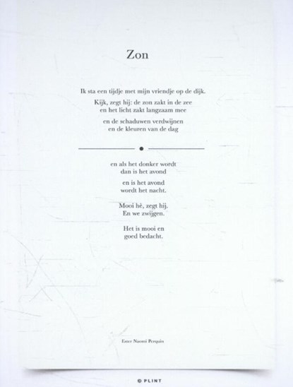 10 poëziekaarten Plint Ester Naomi Perquin, Ester Naomi Perquin - Losbladig - 9789059306516