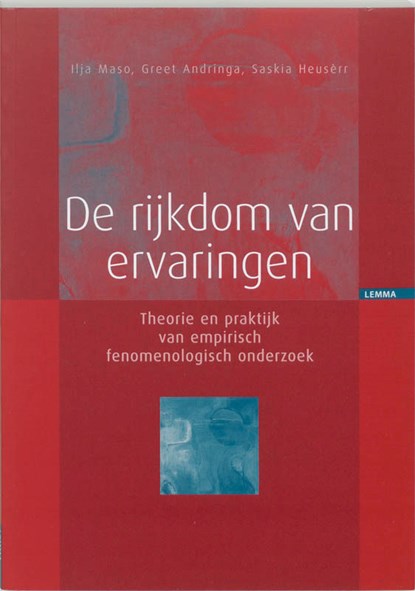 De rijkdom van ervaringen, I. Maso ; G. Andringa ; S. Heuserr - Paperback - 9789059313279