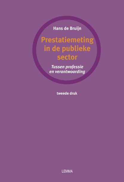 Prestatiemeting in de publieke sector, J.A. de Bruijn - Paperback - 9789059314733