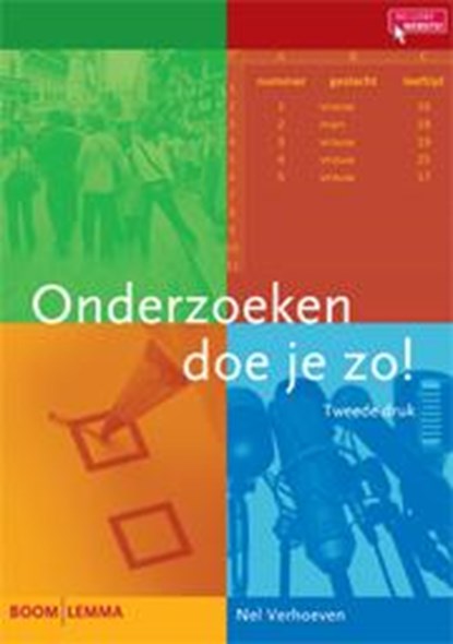 Onderzoeken doe je zo!, Nel Verhoeven - Paperback - 9789059319240