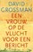 Een vrouw op de vlucht voor een bericht, GROSSMAN, David - Gebonden met stofomslag - 9789059362635