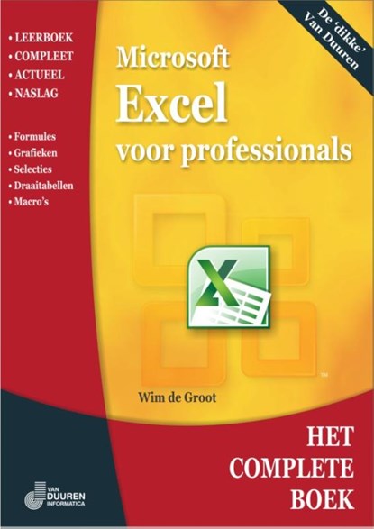 Excel voor Professionals, Wim Groot - Paperback - 9789059405462