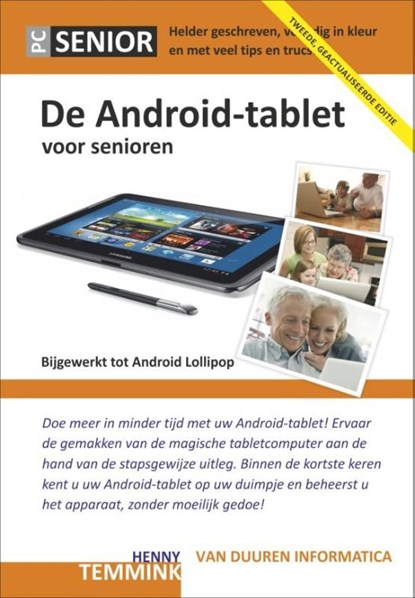De Android-tablet voor senioren, Henny Temmink - Gebonden - 9789059408319