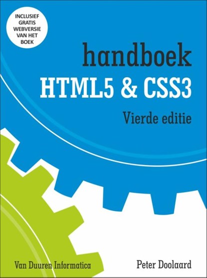 Handboek HTML5 en CSS3, Peter Doolaard - Paperback - 9789059409712