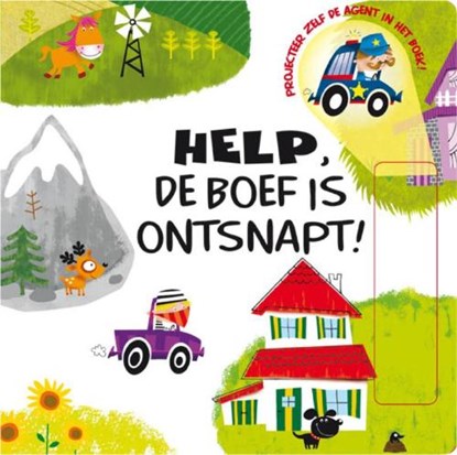 Projectieboek / Help ! De boef is ontsnapt ! + lampje, TAKKEN,  S. & SCHREVER,  R. - Gebonden - 9789059645813