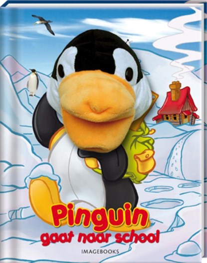 Pinguin gaat naar school (handpopboek), SCHREVER, Rikky - Gebonden - 9789059649217