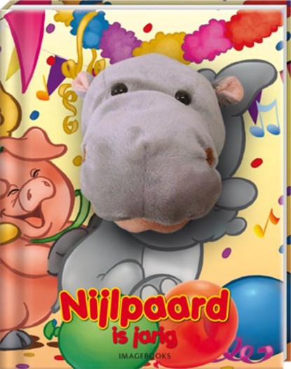 Nijlpaard is jarig (handpopboek), SCHREVER, Rikky - Gebonden - 9789059649316