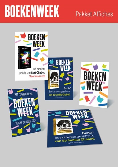Boekenweek 2024 Pakket Affiches, niet bekend - Gebonden - 9789059653542