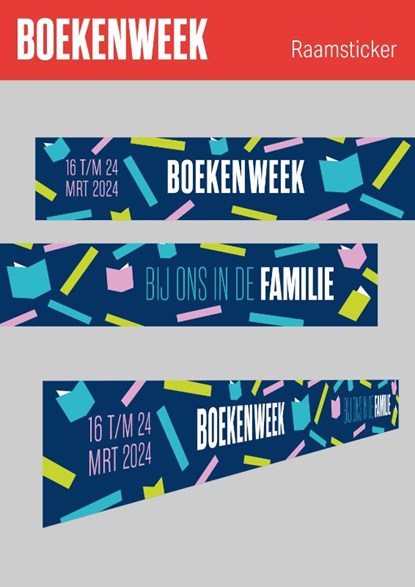 Boekenweek 2024 Raamsticker, niet bekend - Gebonden - 9789059654327