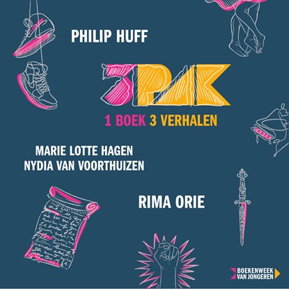 3PAK 2023, Rima Orie ; Marie Lotte Hagen ; Nydia van Voorthuizen ; Philip Huff - Luisterboek MP3 - 9789059655812