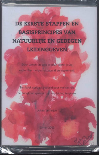 De eerste stappen en basisprincipes van natuurlijk en gedegen leidinggeven, J. Verheijen - Paperback - 9789059740266