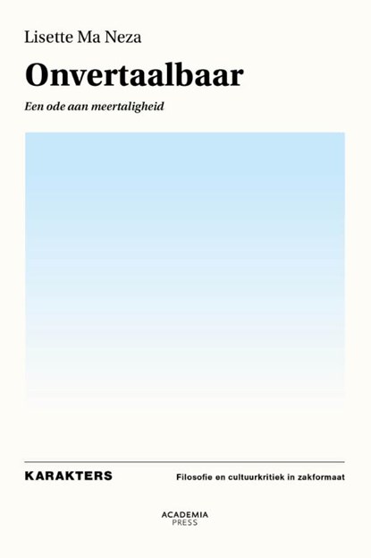 Onvertaalbaar, Lisette Ma Neza - Paperback - 9789059964020