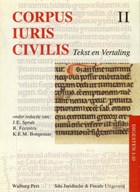 Corpus iuris civilis II Digesten 1-10 | J.E. Spruit | 
