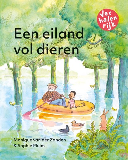 Een eiland vol dieren, Monique van der Zanden - Gebonden - 9789060389881