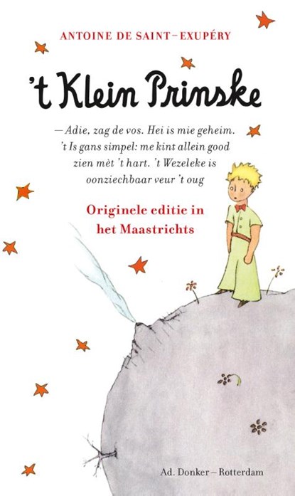 't Klein prinske, Antoine de Saint-Exupéry - Paperback - 9789061007784