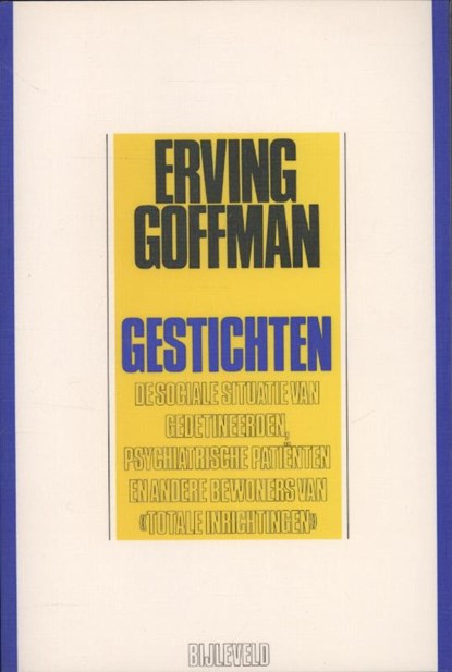 Gestichten, Erving Goffman - Paperback - 9789061319450