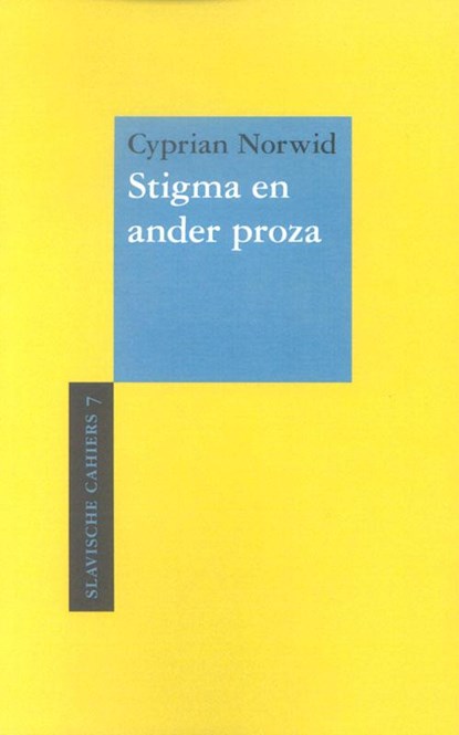 Stigma en ander proza, Cyprian Norwid - Paperback - 9789061433460