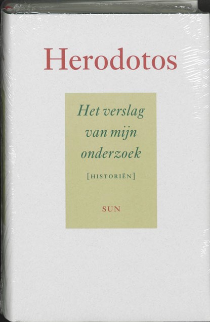 Het verslag van mijn onderzoek, Herodotos - Gebonden - 9789061684503