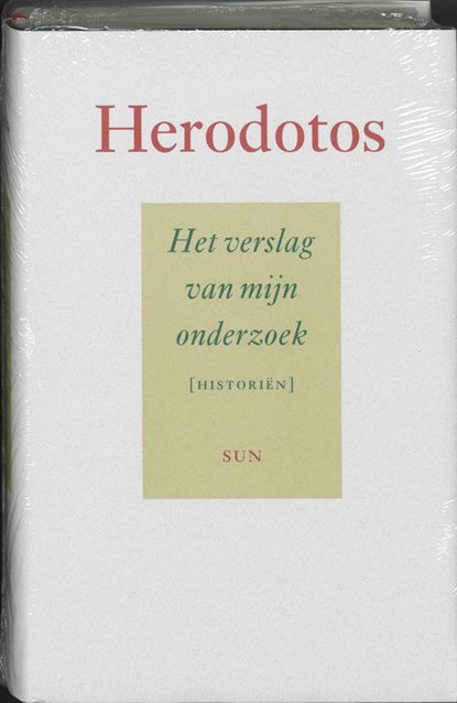 Het verslag van mijn onderzoek, Herodotos - Gebonden - 9789061684503