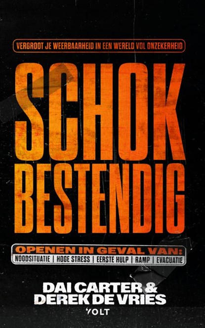 Schokbestendig, Dai Carter ; Derek de Vries - Paperback - 9789062223510