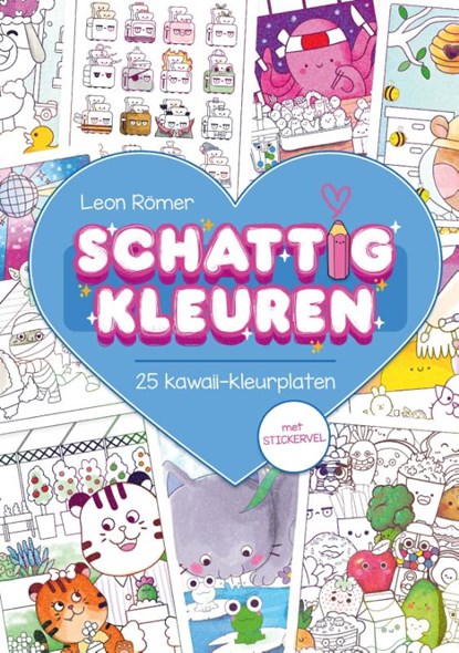 Schattig kleuren, Leon Römer - Paperback - 9789062224616
