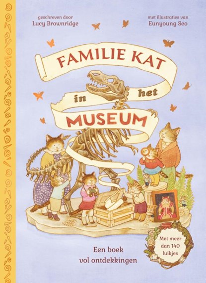 Familie Kat in het museum, Lucy Brownridge - Gebonden - 9789062389933