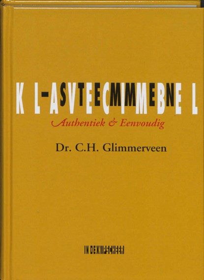 Klavecimbelstemmen, C.H. Glimmerveen - Gebonden - 9789062655748