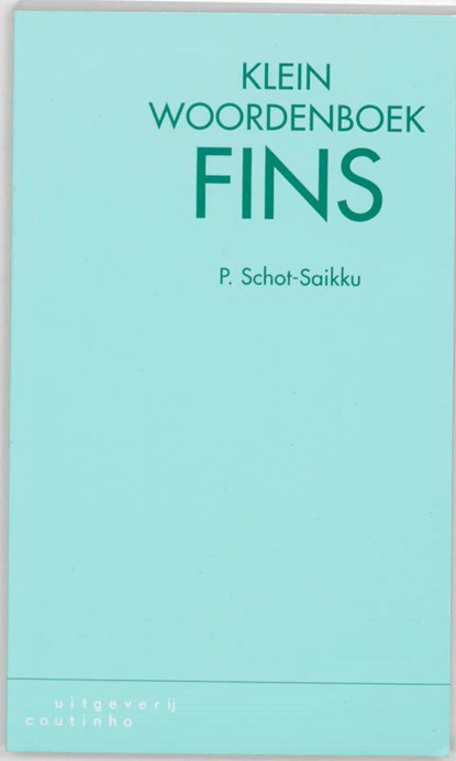 Klein woordenboek Fins, P. Schot-Saikku - Paperback - 9789062831203