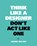 Think like a designer, don't act like one, Jeroen Van Erp - Paperback - 9789063694944