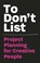To Don't List, Donald Roos - Paperback - 9789063695057