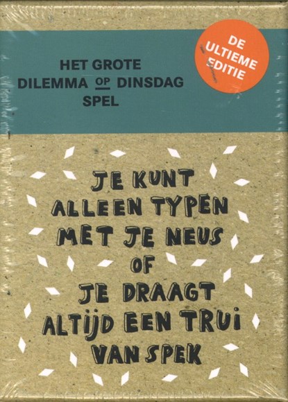 Het Grote Dilemma op Dinsdag-Spel: De Ultieme Editie, Dilemma op Dinsdag - Overig - 9789063696269