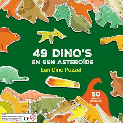 49 Dino's en een Asteroïde, Caroline Selmes - Gebonden - 9789063696955