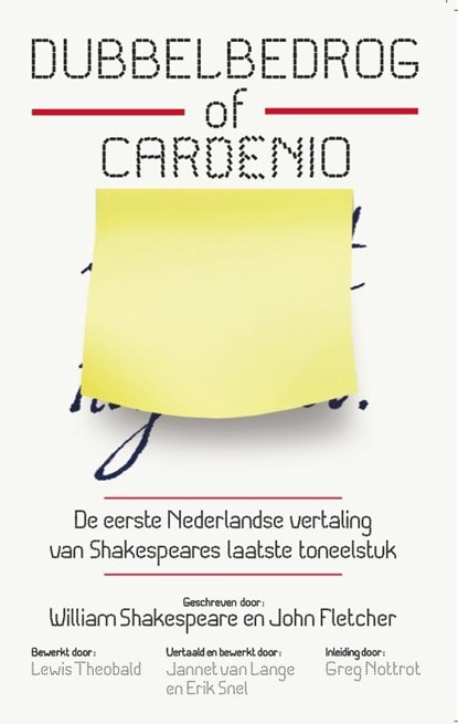 Dubbel bedrog of Cardenio, William Shakespeare ; John Fletcher - Paperback - 9789064037917