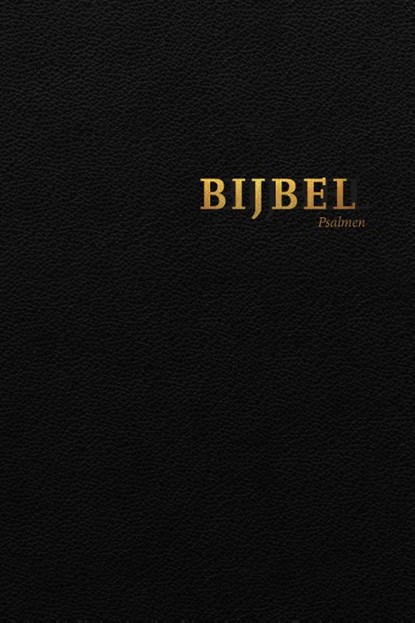 Bijbel (HSV) met psalmen - zwart leer met goudsnee, rits en duimgrepen, niet bekend - Gebonden - 9789065394811