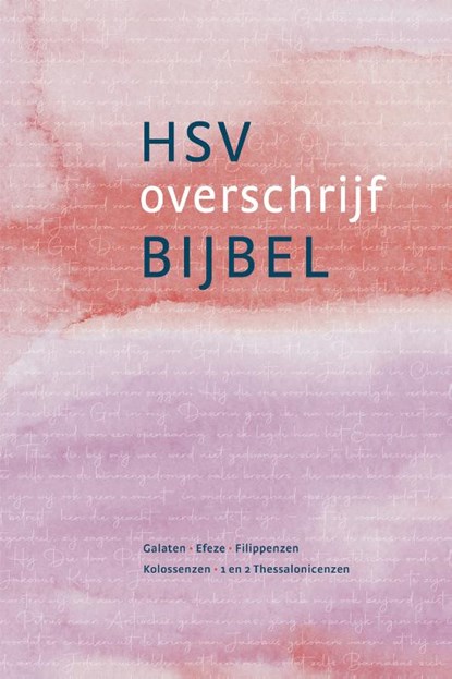 HSV Overschrijfbijbel, niet bekend - Paperback - 9789065395238
