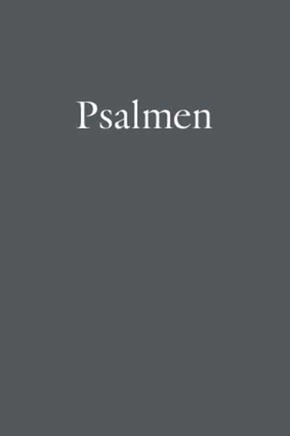 Psalmboek, niet bekend - Gebonden - 9789065395528