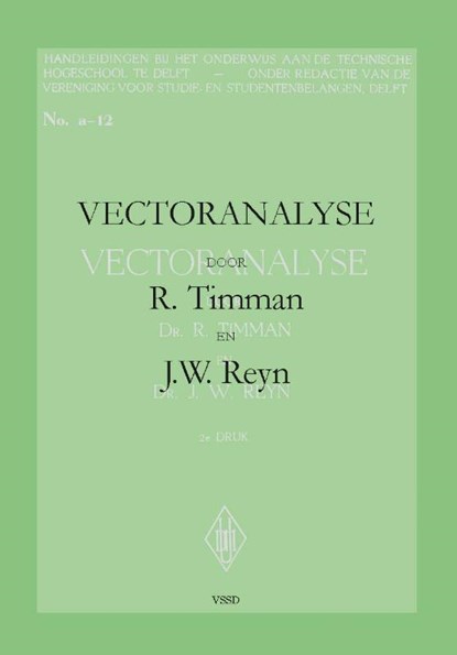 Vectoranalyse, R. Timman ; J.W. Reyn - Paperback - 9789065620309