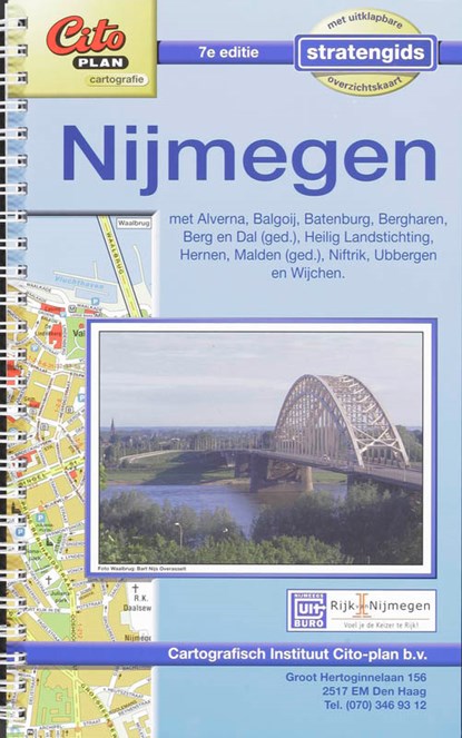 Citoplan stratengids Nijmegen, Cartografisch Instituut Cito-plan - Losbladig - 9789065801821